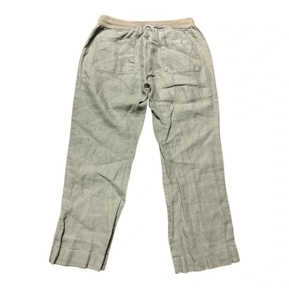 Standard James Perse Women's Matchstick 100% LINEN Straight Pants - Picture 3 of 6